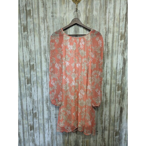 Tommy Hilfiger | Dresses | Tommy Hilfiger Womens Pink Floral Long ...